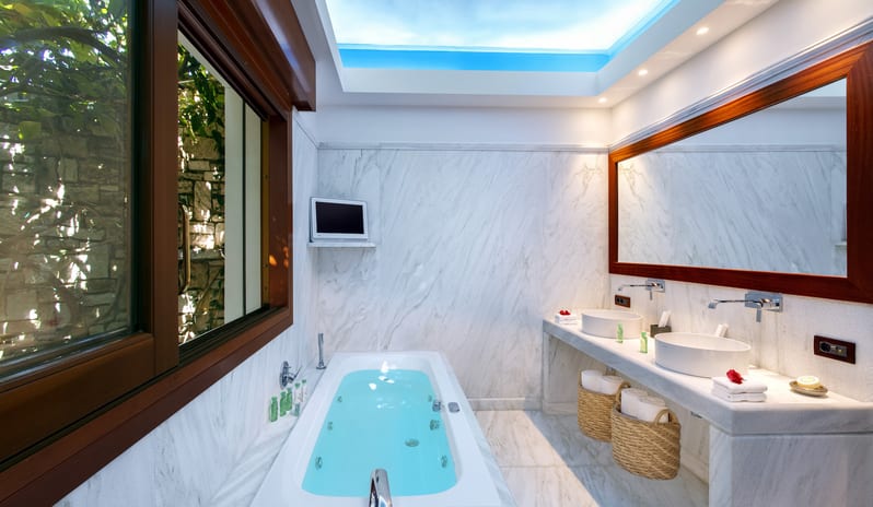 Grand Presidential Spa Villa, Lavish Antique Marble Bathroom